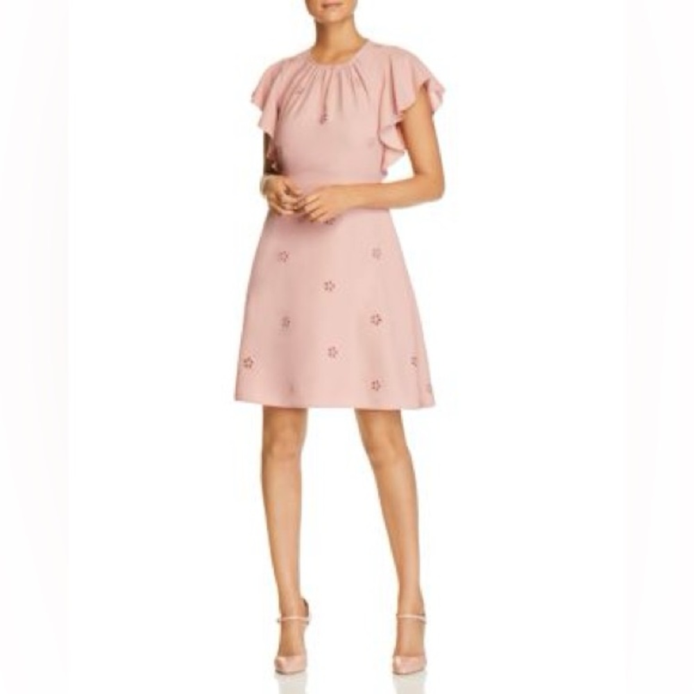 Kate Spade Cutout Crepe Dress